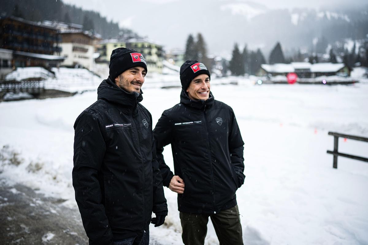 Francesco Bagnaia e Marc Márquez