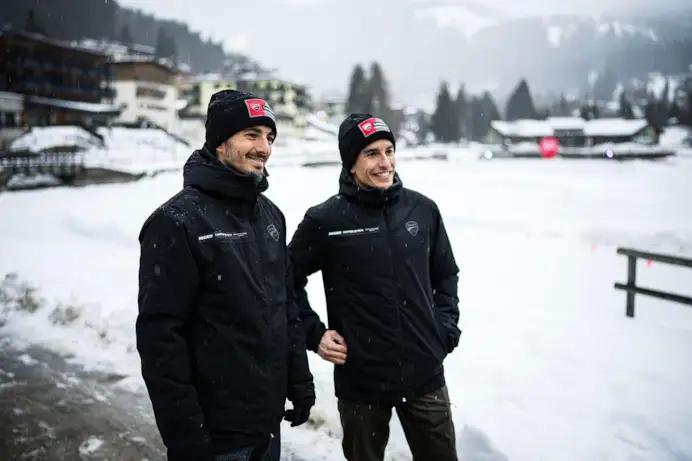 Francesco Bagnaia e Marc Márquez