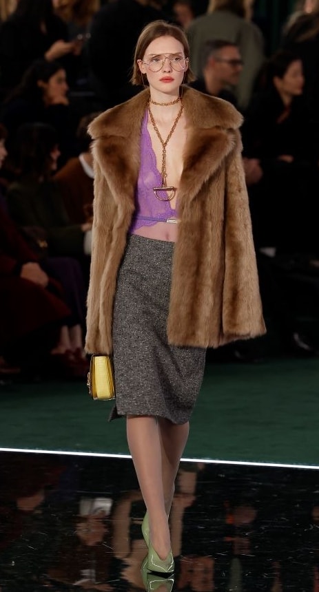 Una proposta Gucci autunno-inverno 2025/26 (ph Francesc Ten/MFF)