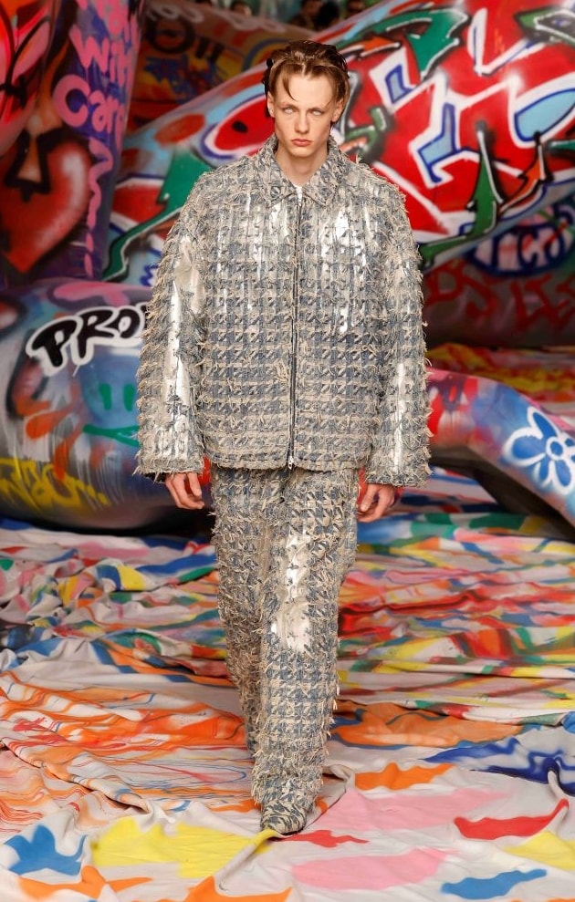 Un look Diesel fall-winter 2025/26 (ph Francesc Ten/MFF)