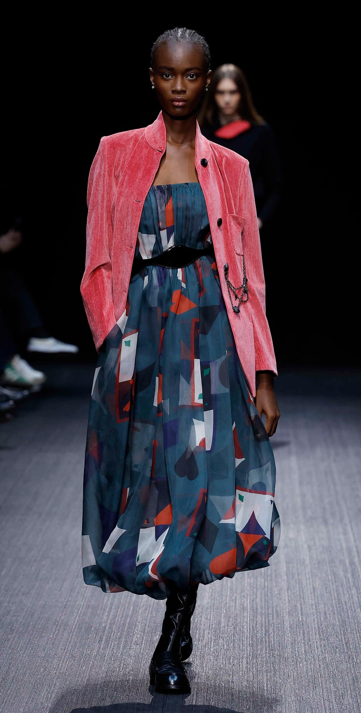 Una proposta Emporio Armani fall-winter 2025/26 (ph Francesc Ten/MFF)