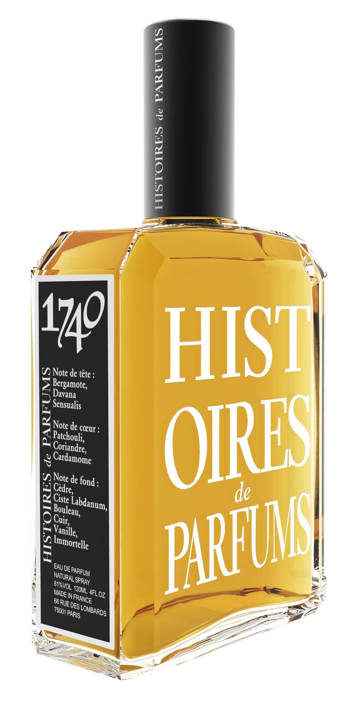 1740 di Histoires de Parfums (120 ml, 187 euro).
