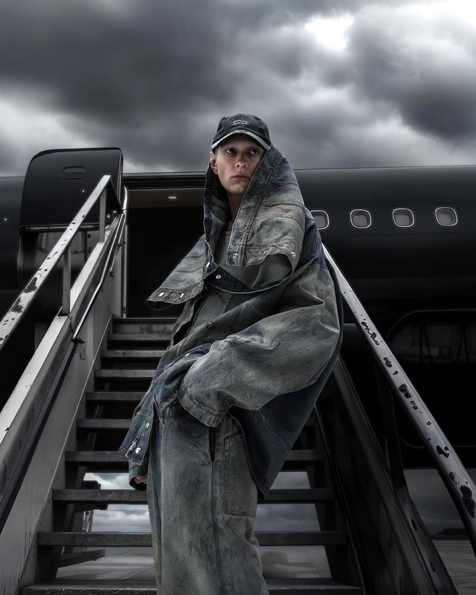 Un look Domenico Orefice fall-winter 2025/26 (courtesy Domenico Orefice)