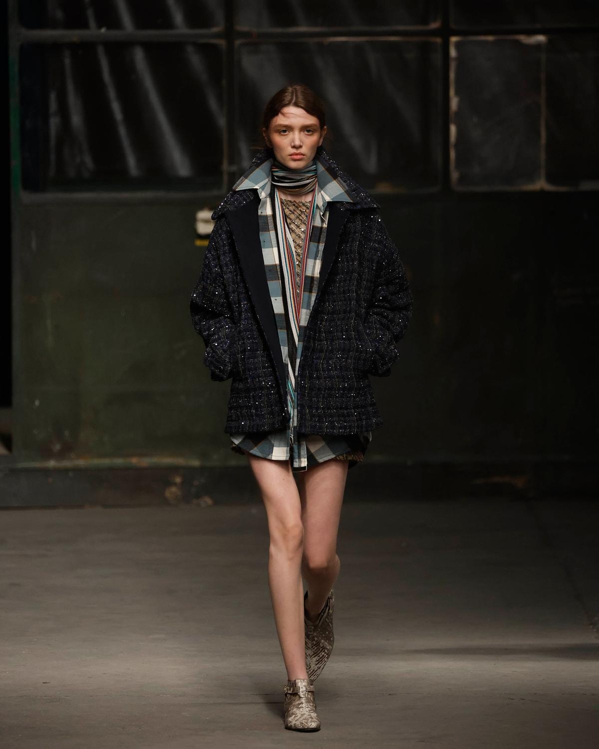 Un look Missoni fall-winter 2025/26 (ph Francesc Ten/MFF)