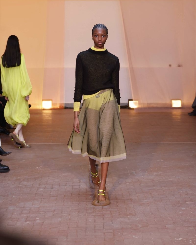 Un look Msgm fall-winter 2025/26 (ph Francesc Ten)