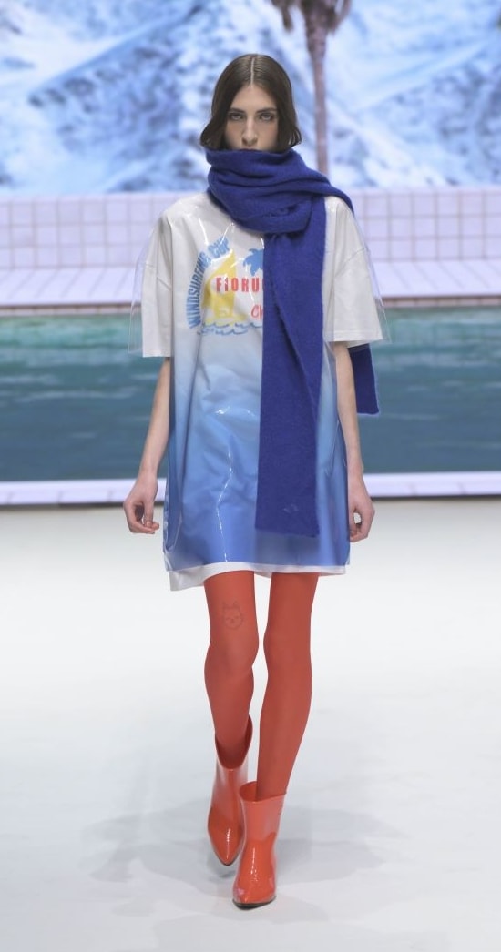 Un look Fiorucci fall-winter 2025/26 (ph Francesc Ten/MFF)
