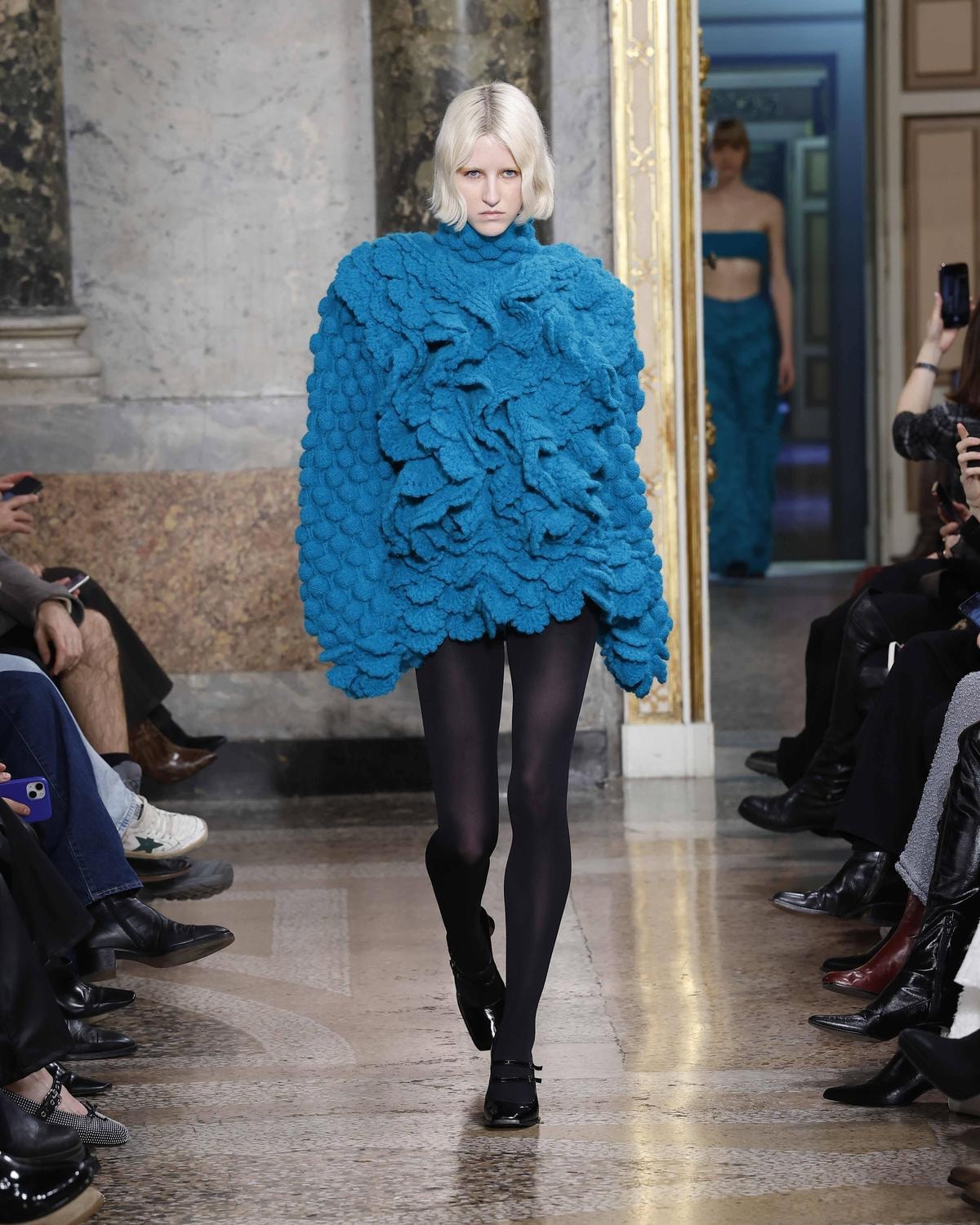 Un look J.Salinas fall-winter 2025/26 (ph Francesc Ten/MFF)