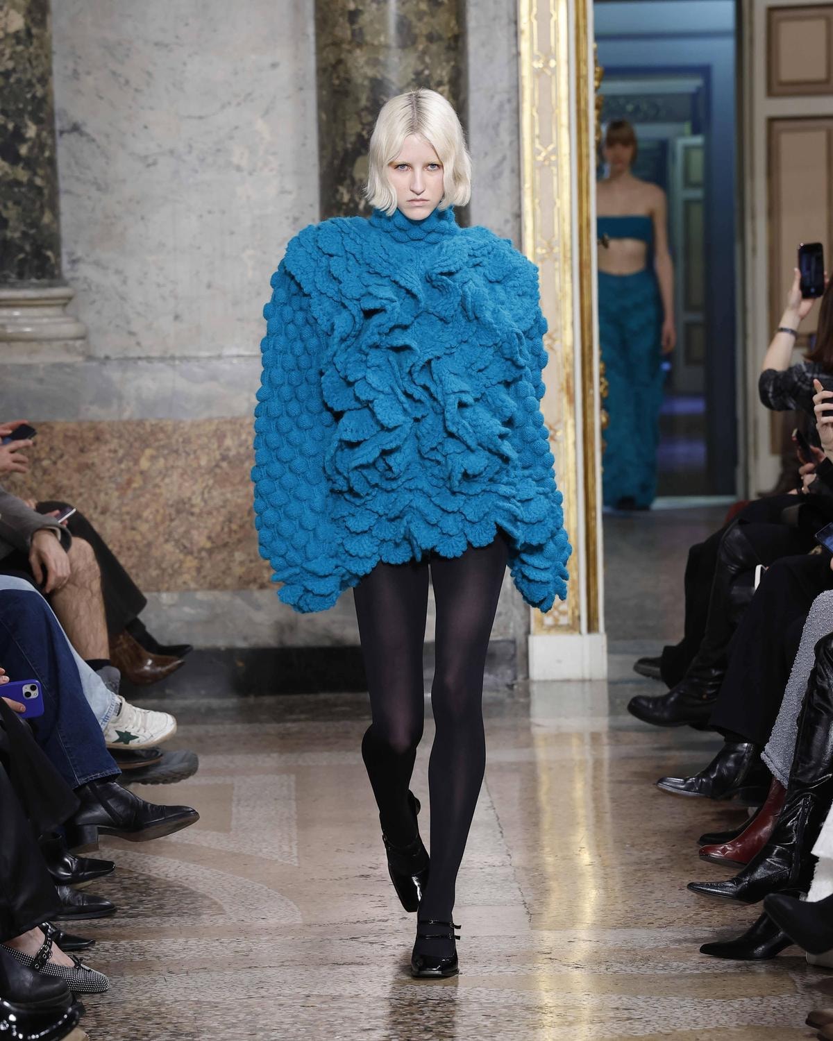 Un look J.Salinas fall-winter 2025/26 (ph Francesc Ten/MFF)