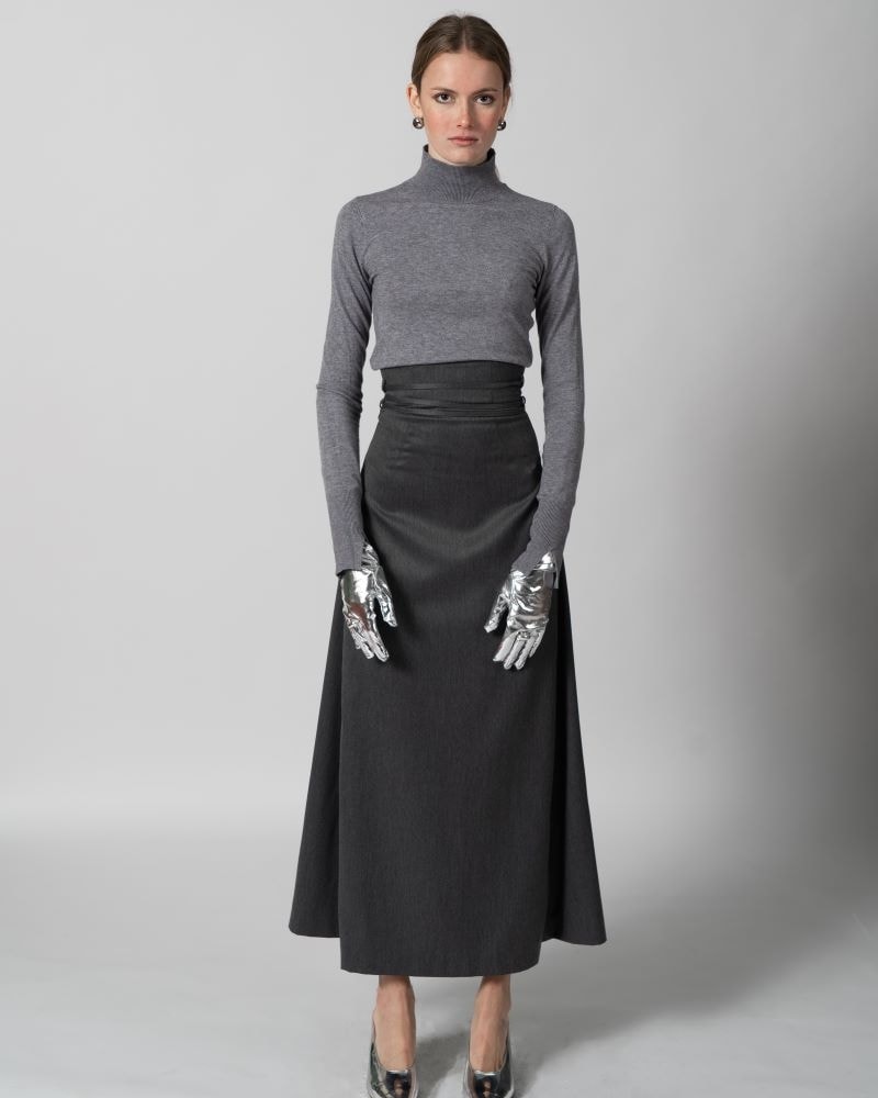 Un look Maison Nencioni fall-winter 2025/26 (courtesy Maison Nencioni)