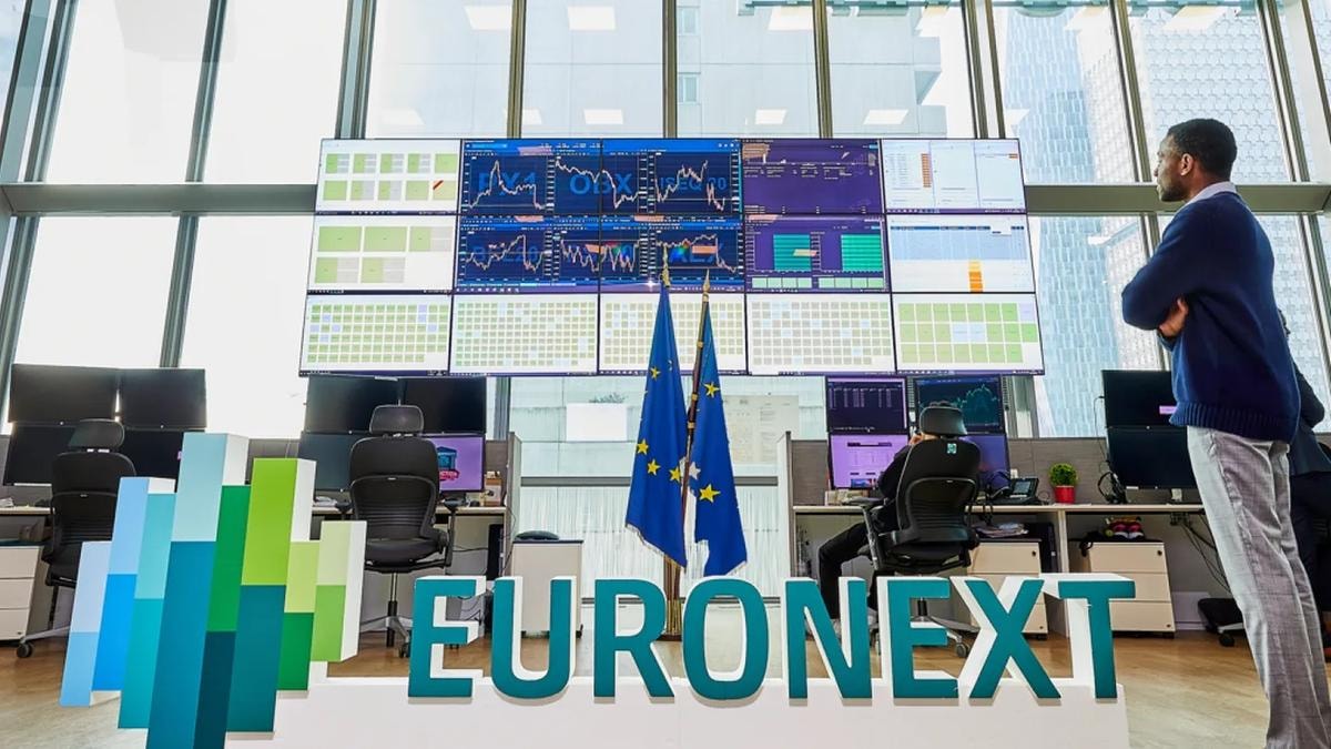 La sede di Euronext (interno)