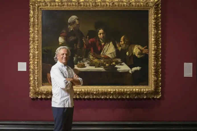 Giorgio Locatelli cucinerà sotto lo sguardo di Caravaggio nel nuovo ristorante alla National Gallery di Londra
