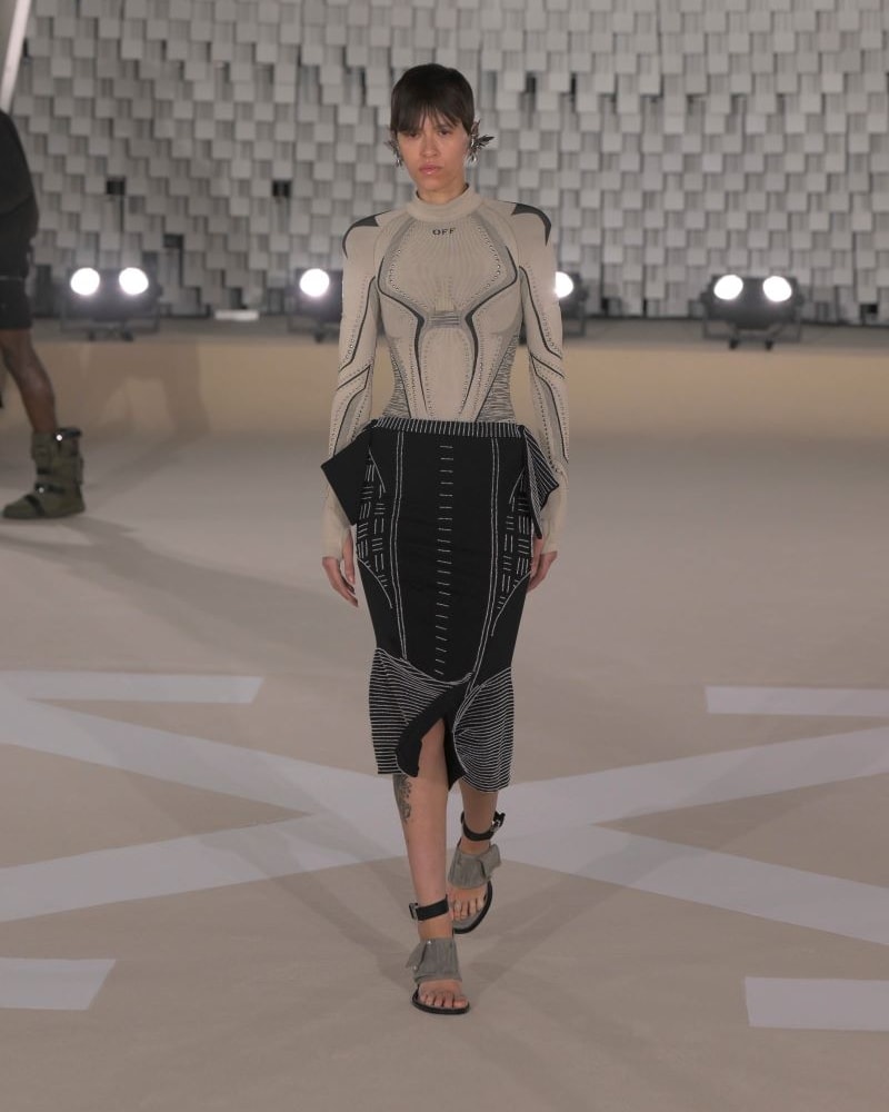 L’army chic firmato Off-white alla Paris fashion week