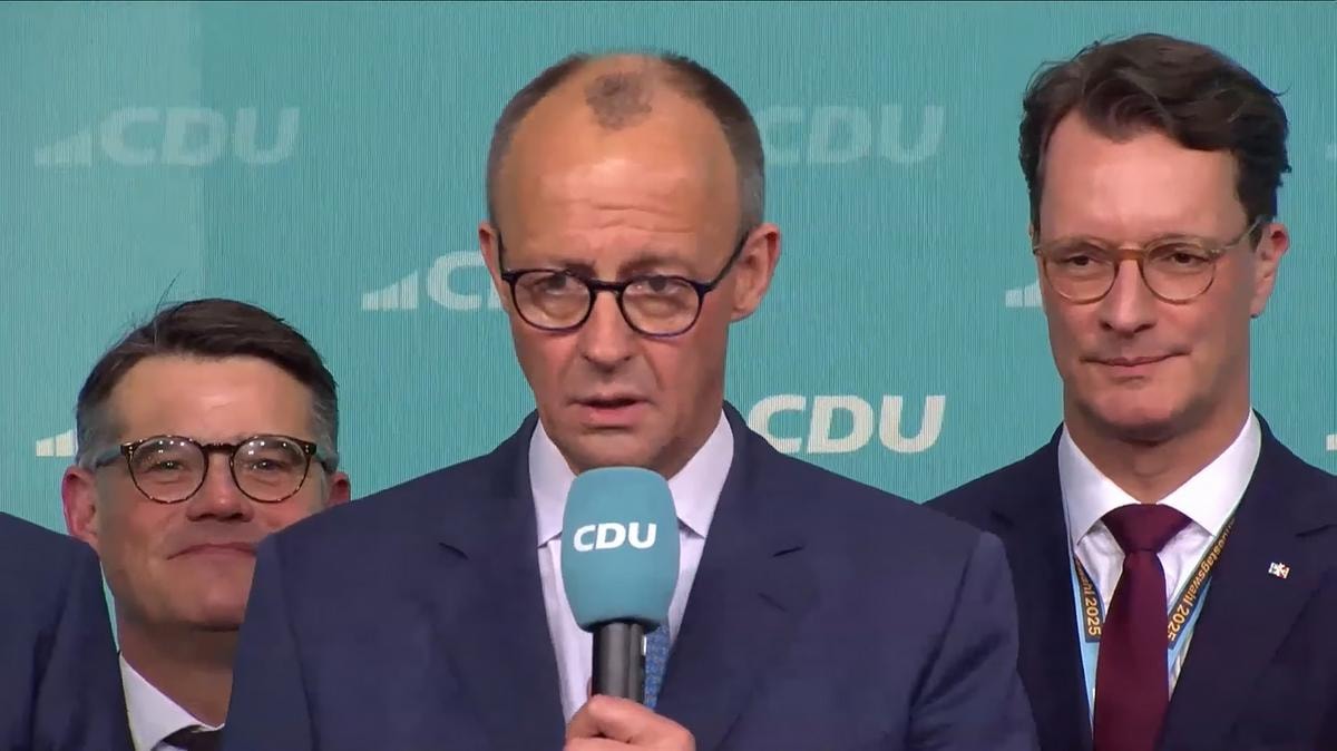 FRIEDRICH MERZ  PRESIDENTE DELL'UNIONE CRISTIANO-DEMOCRATICA CDU DI GERMANIA