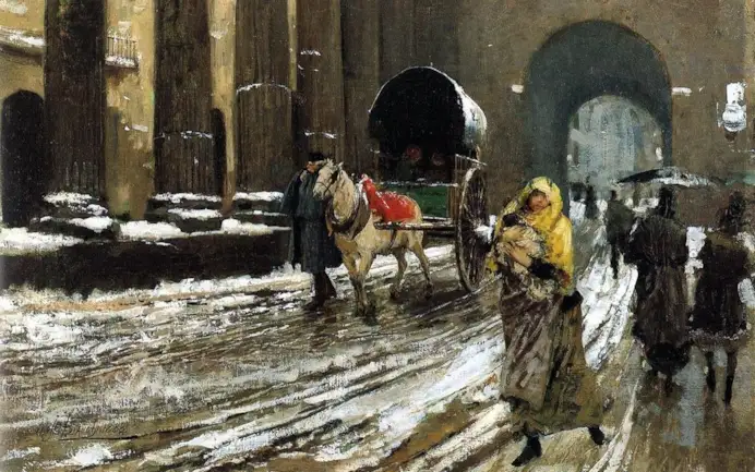 Mosè Bianchi, Colonne di San Lorenzo.