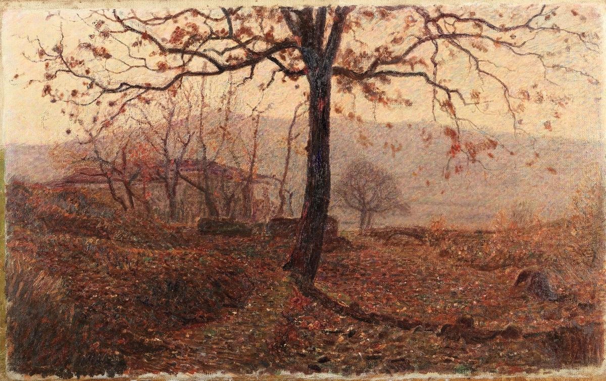 Giuseppe Pellizza da Volpedo, La clementina, olio su tela 50 x 80.