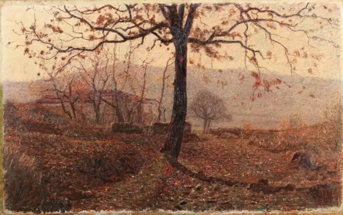 Giuseppe Pellizza da Volpedo, La clementina, olio su tela 50 x 80.