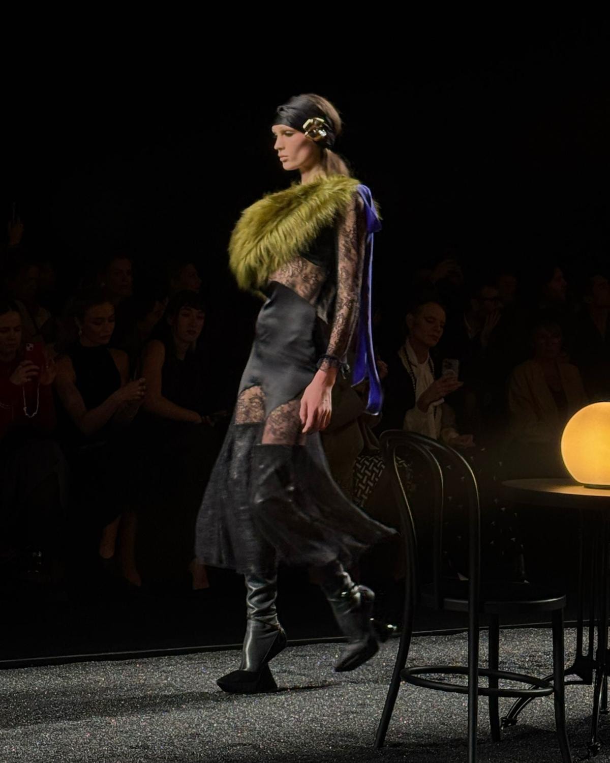 Un look Nina Ricci fall-winter 2025/26 (ph Donato D'Aprile)