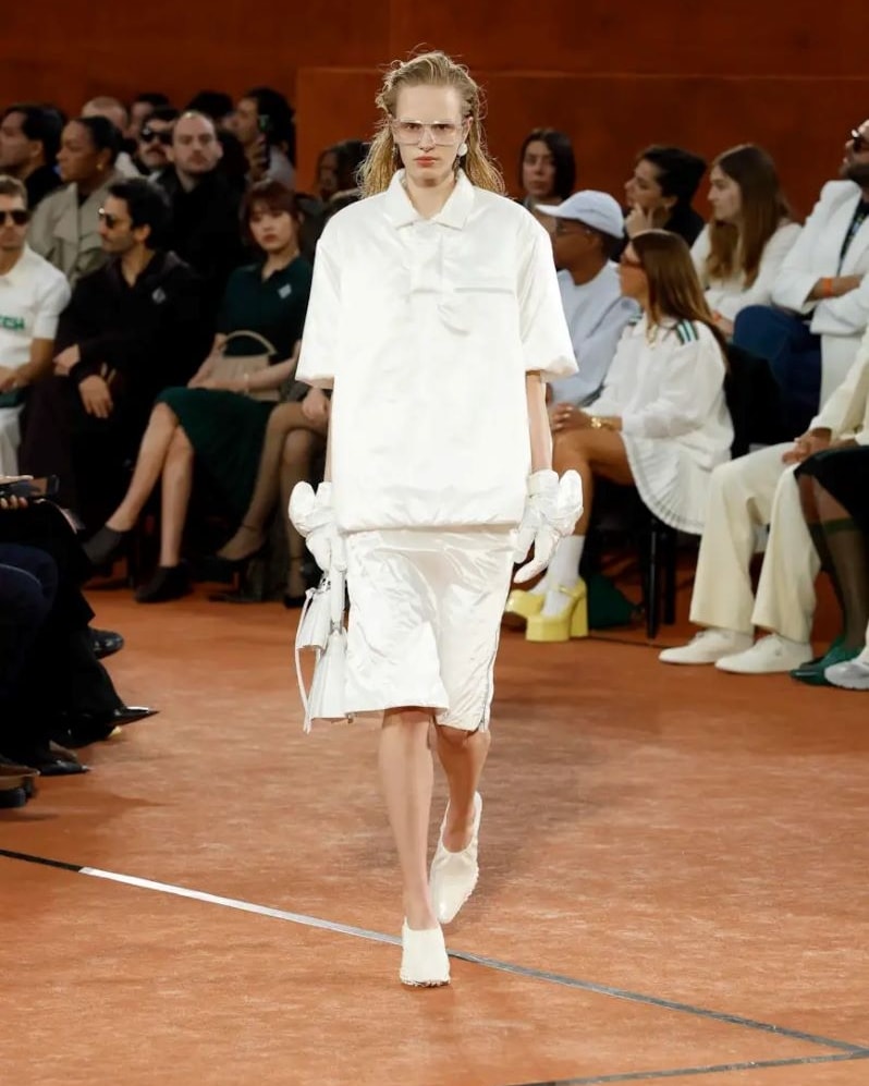 Un look Lacoste fall-winter 2025/26 (ph Francesc Ten/MFF)