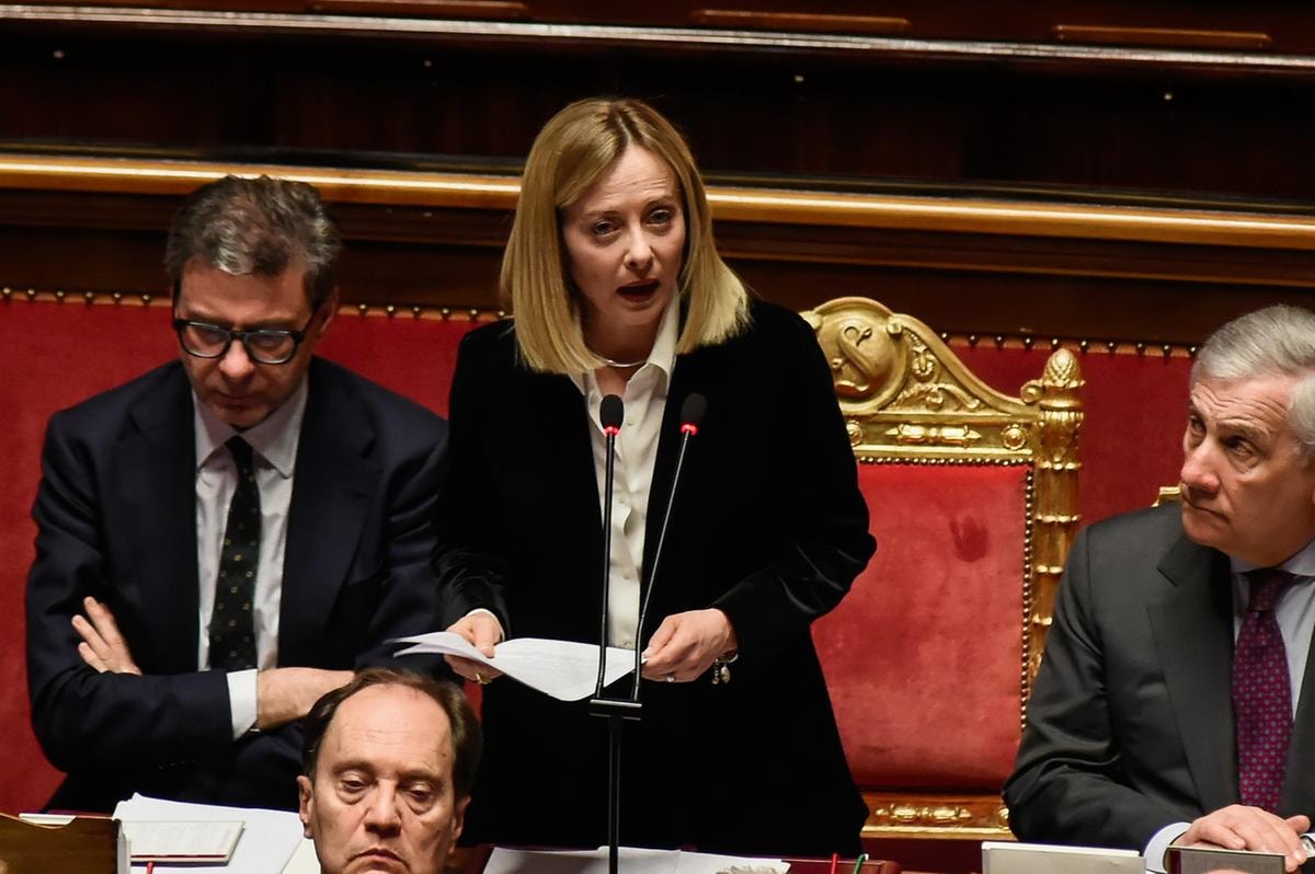 LA PRESIDENTE DEL CONSIGLIO GIORGIA MELONI