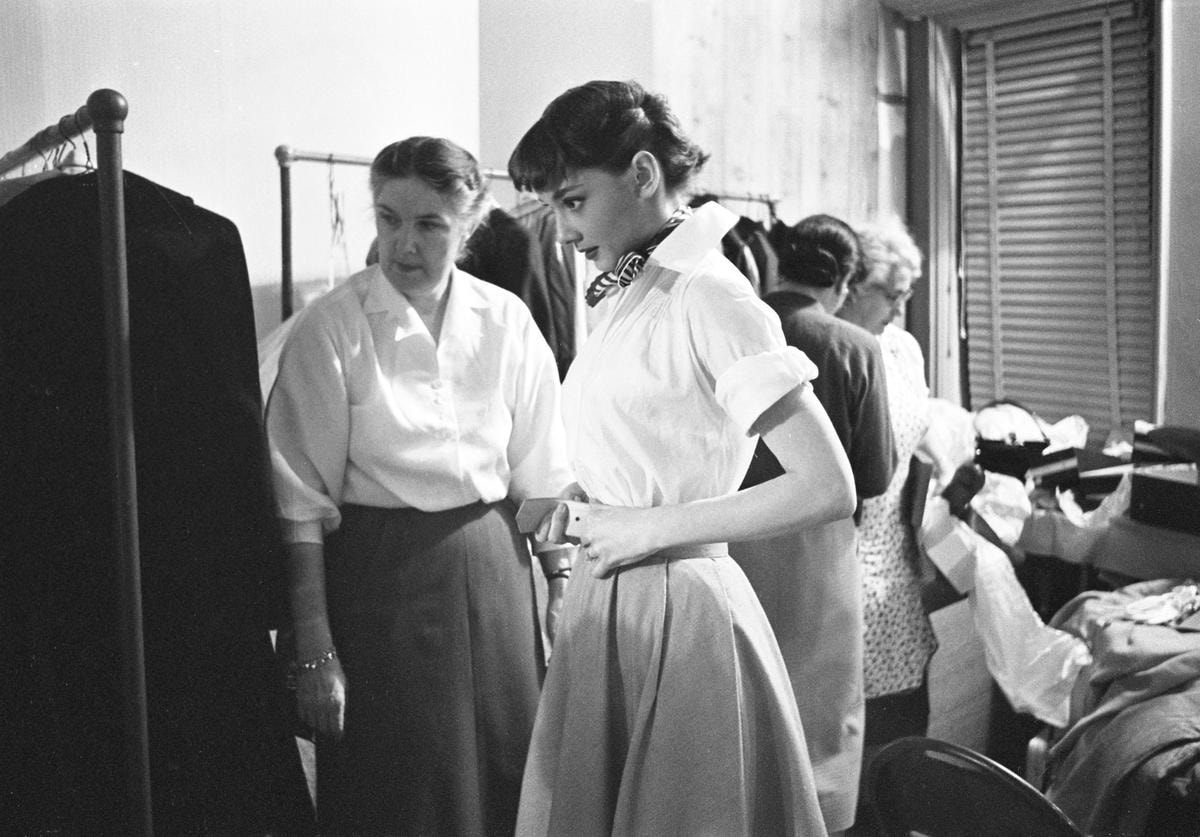 GD9WW1 Audrey Hepburn in Roman Holiday