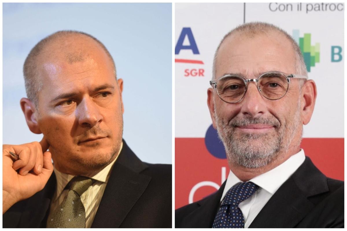Ugo Loeser (Arca Fondi) e Giovanni Brambilla (AcomeA)
