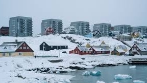 Veduta della Groenlandia