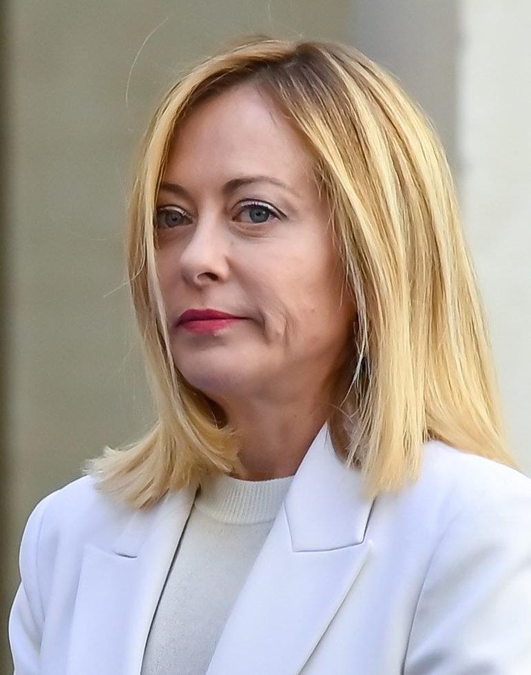 LA PRESIDENTE DEL CONSIGLIO GIORGIA MELONI