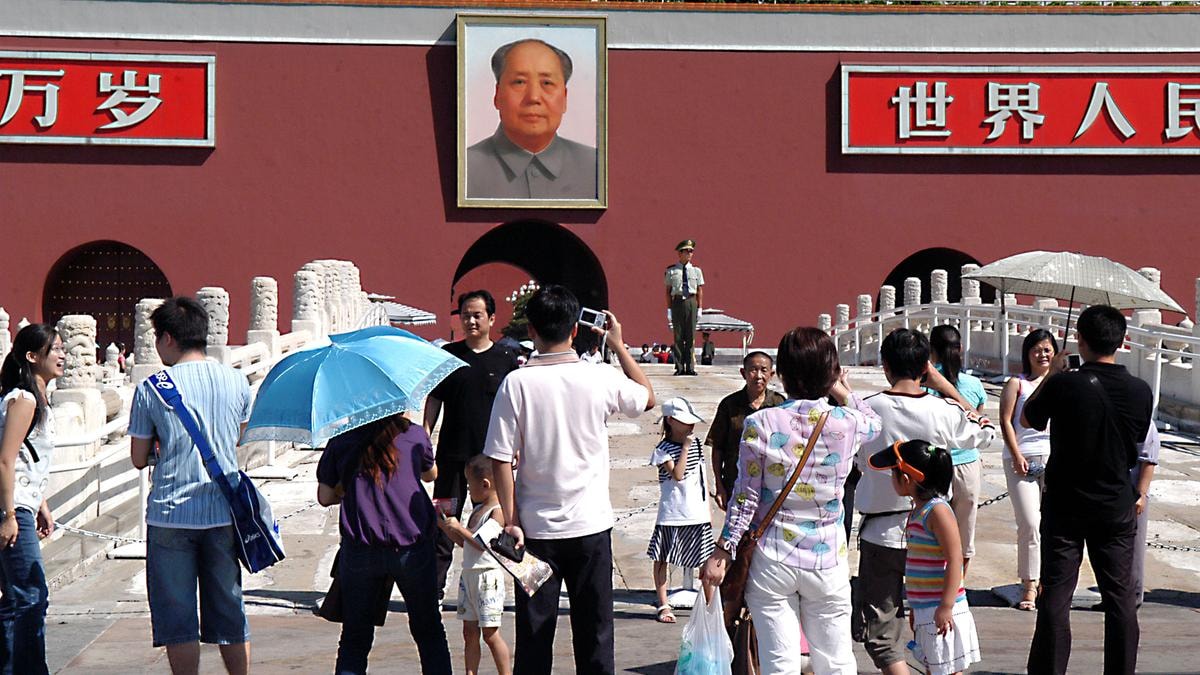 Il ritratto di Mao a piazza Tienanmen