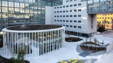 L'esterno del Bicocca Pavilion a Milano