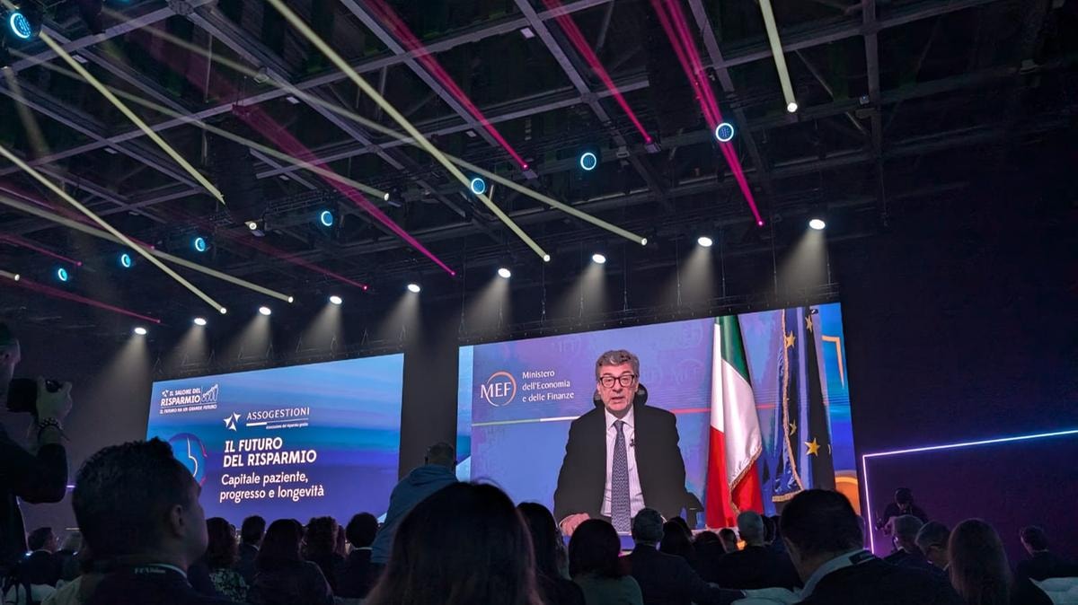 Giancarlo Giorgetti al Salone del Risparmio