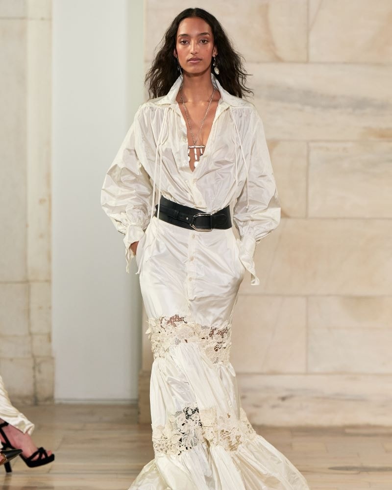 Un look Ralph Lauren fall 2025 (courtesy Ralph Lauren)