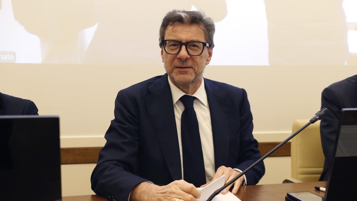 Il ministro dell'Economia Giancarlo Giorgetti