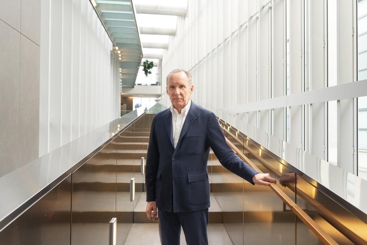 Ermenegildo Zegna, Chairman and CEO of Ermenegildo Zegna Group , at the Group's headquarters, in Milan, Italy, Wednesday, July, 12, 2023. Francesca Volpi for Financial Times