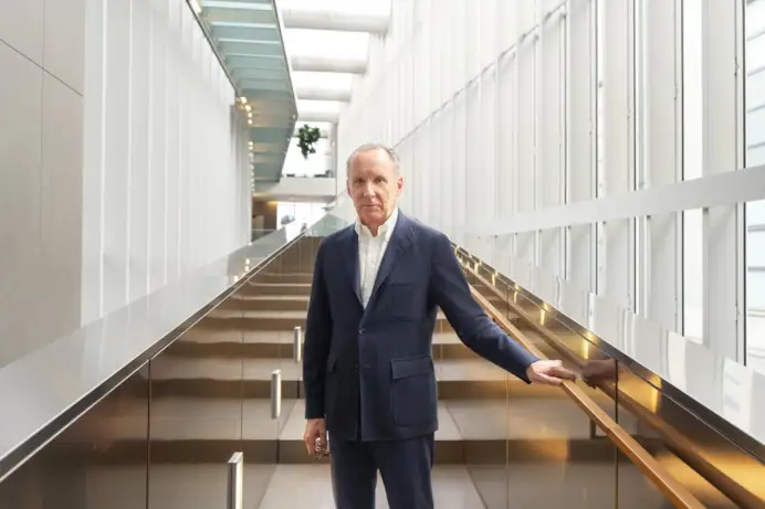 Ermenegildo Zegna, Chairman and CEO of Ermenegildo Zegna Group , at the Group's headquarters, in Milan, Italy, Wednesday, July, 12, 2023. Francesca Volpi for Financial Times