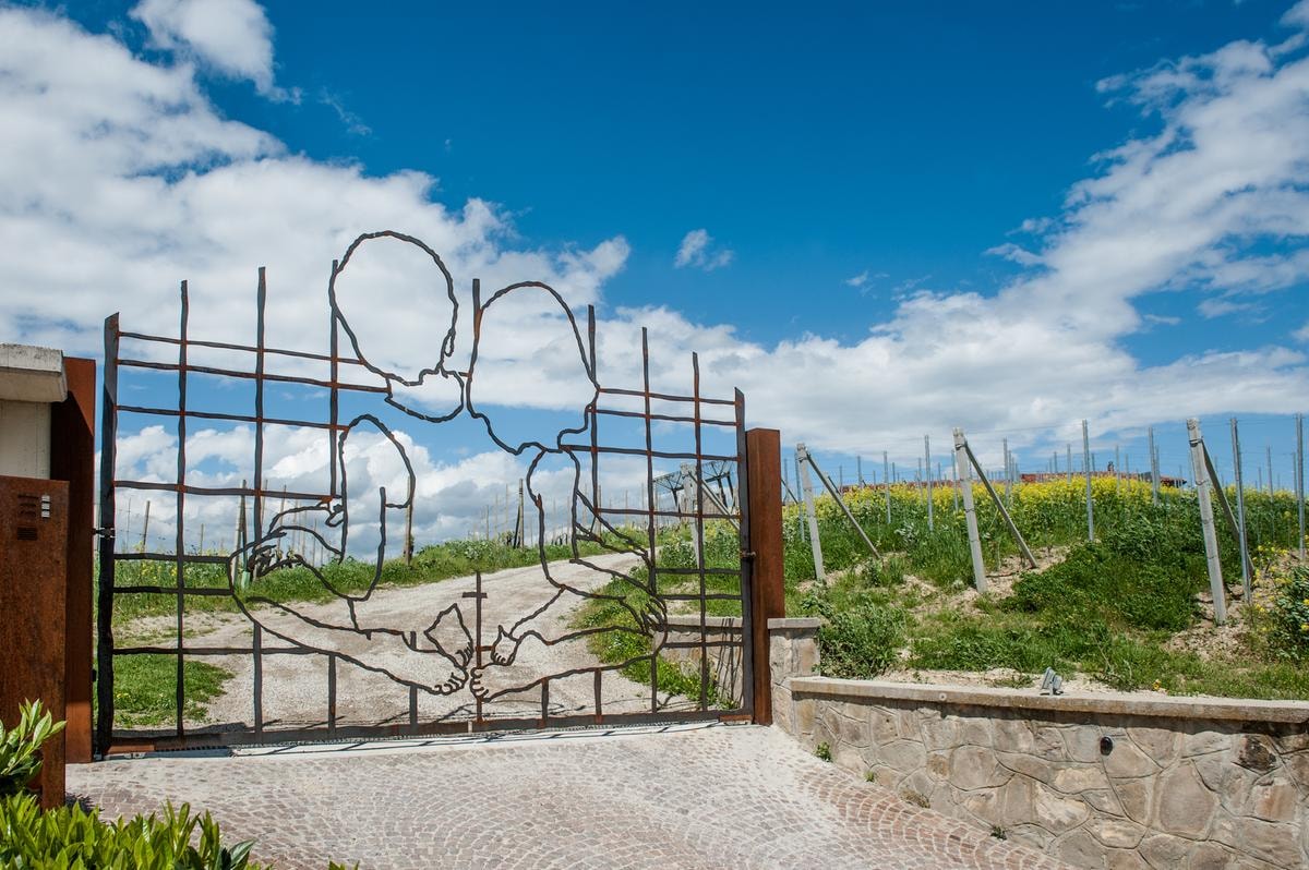 Ovunque proteggimi di Valerio Berruti (2012) accoglie i visitatori da Ceretto.