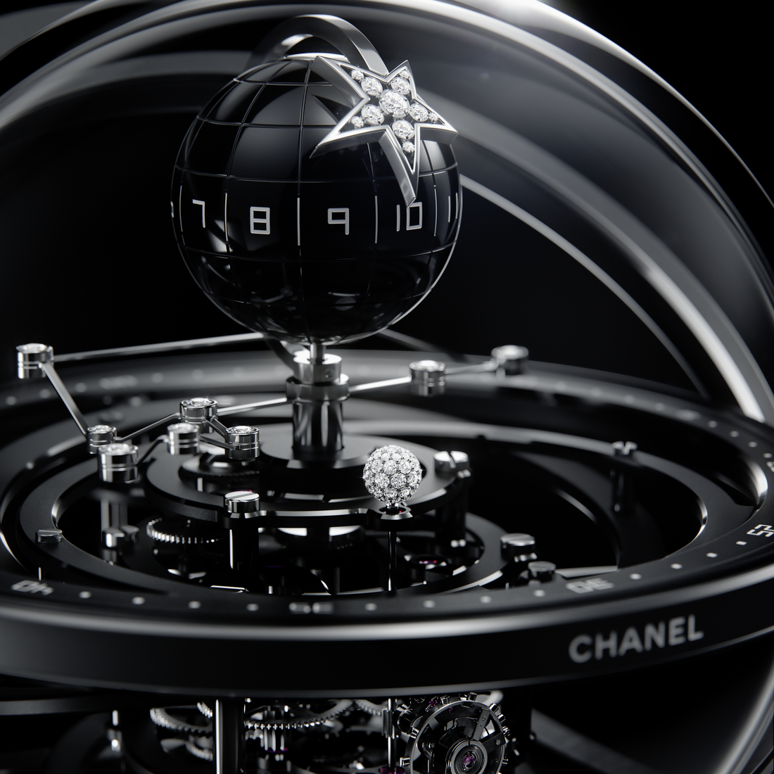 L’Astroclock Diamonds rende omaggio al segno zodiacale di Coco Chanel.