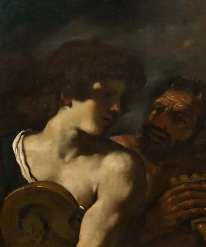 Il Guercino, Apollo e Marsia, esposto nella Galleria di Modena di Bper.