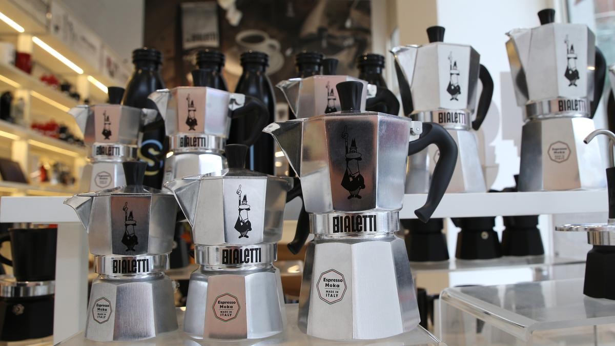 Una batteria di moka Bialetti