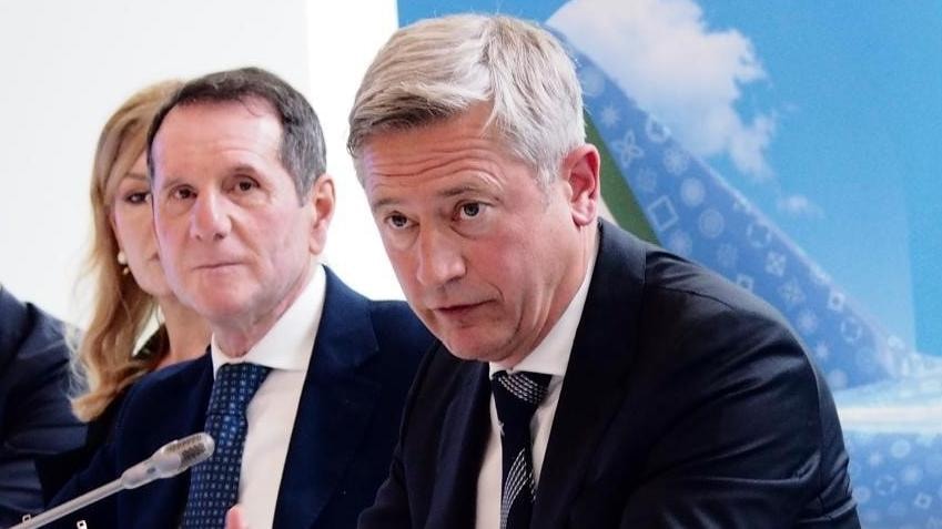 Il ceo di Ita, Joerg Eberhart, e il presidente Sandro Pappalardo