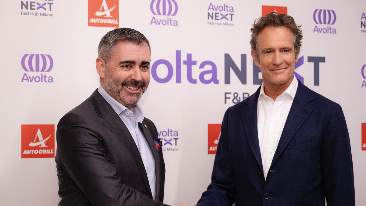 Da sinistra Xavier Rossinyol (ceo Avolta) e Alessandro Benetton