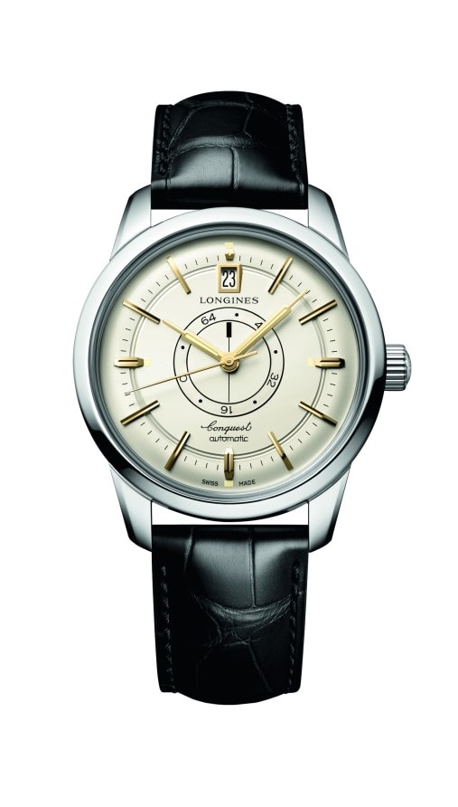 Il Conquest Central Power Reserve di Longines torna in versione heritage.