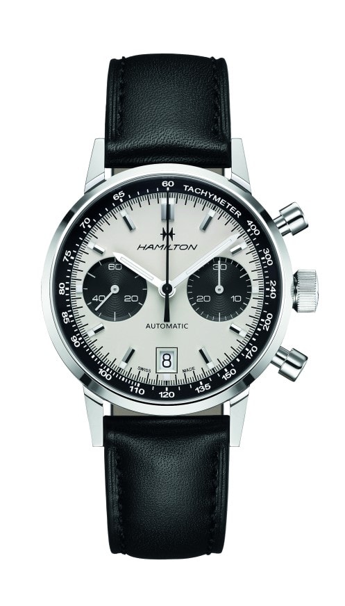 L’Intra-matic Auto Chrono dagli anni 60 esprime lo spirito pionieristico di Hamilton.
