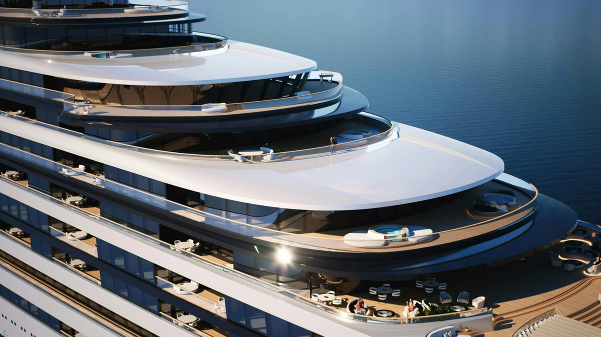 Ulyssia, il superyacht residenziale da 300 metri con 80 residenze di lusso. Per vivere un’odissea contemporanea (senza mai disfarsi delle pantofole)
