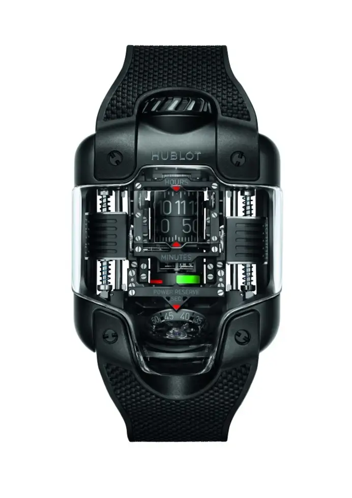 Hublot va ancora oltre con due edizioni limitate dell’avveniristico MP-10 Tourbillon