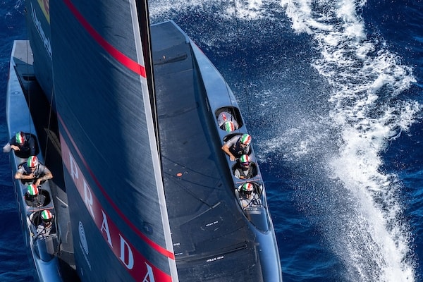 September 15, 2024. Louis Vuitton Cup, Semi Finals Race Day 2. LUNA ROSSA PRADA PIRELLI TEAM