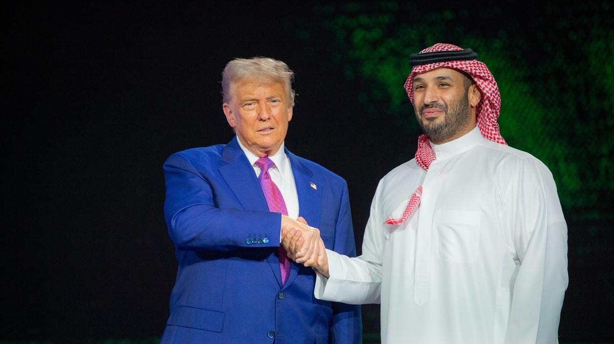 Donald Trump e Mohammed bin Salman al Saud