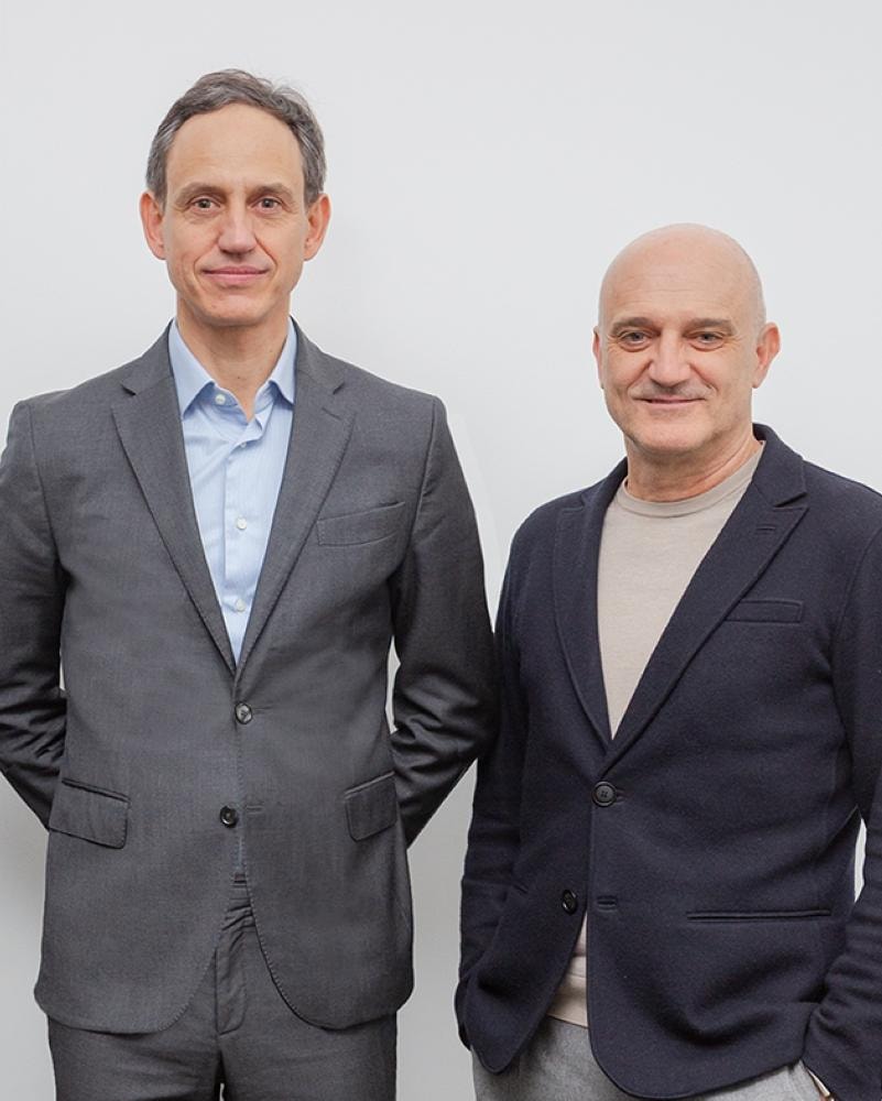 Da sinistra,  Gilles Lasbordes, Claudio Rovere e Cesare Luzzana (courtesy Hmoda)