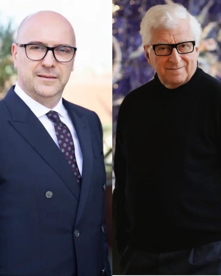 Da sinistra, Alfonso Dolce e Patrizio Bertelli