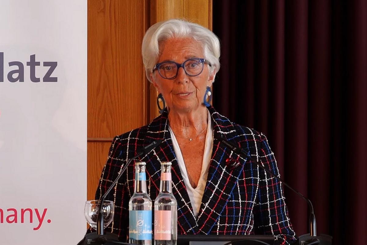 Christine Lagarde, presidente della Banca Centrale Europea