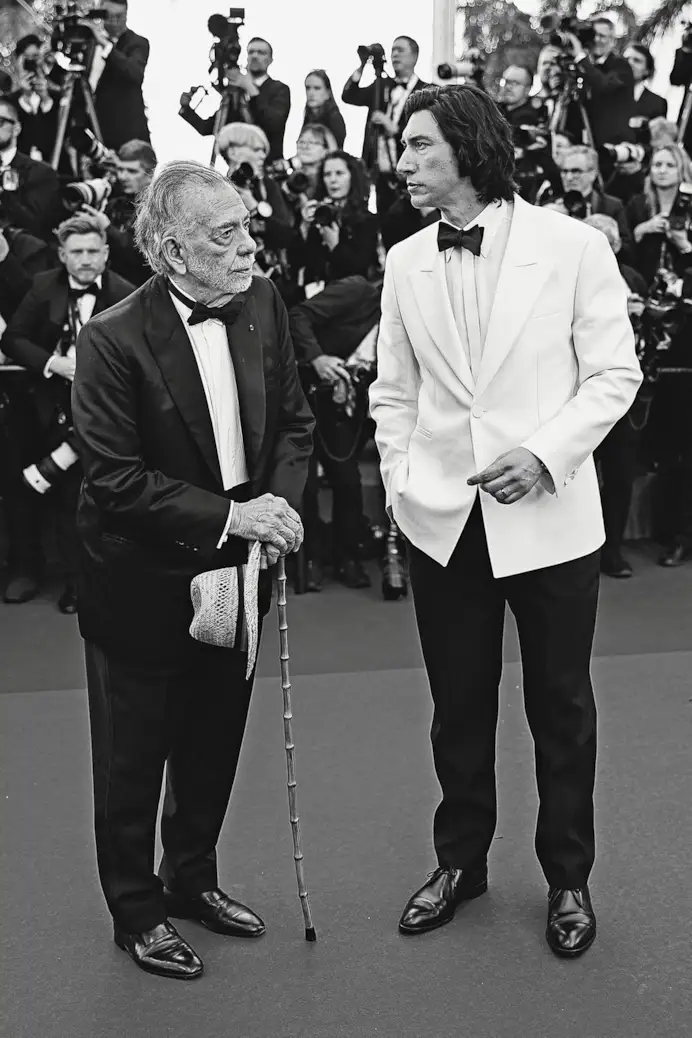 Francis Ford Coppola e Adam Driver
